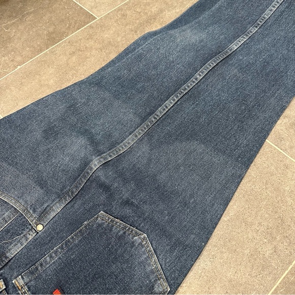 Wrangler 20X starched denim jeans dark Wash cowboy western pressed 38x32 rodeo - Picture 8 of 8